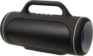 BRAINZ LED Boombox Bluetooth Speaker Zwart