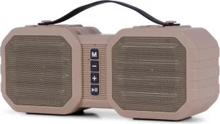 BRAINZ Power Cube Bluetooth Speaker Taupe