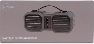 BRAINZ Power Cube Bluetooth Speaker Taupe