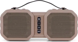 BRAINZ Power Cube Bluetooth Speaker Taupe