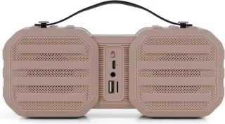 BRAINZ Power Cube Bluetooth Speaker Taupe