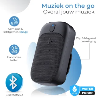 Caliber HPG101BA Draagbare Bluetooth Mini Speaker Zwart
