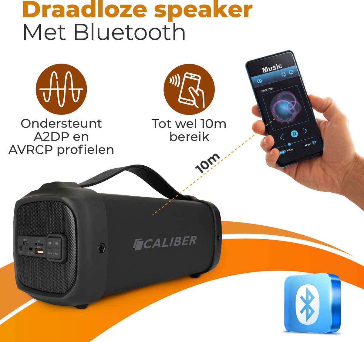 Caliber HPG425BT Bluetooth Speaker 20W