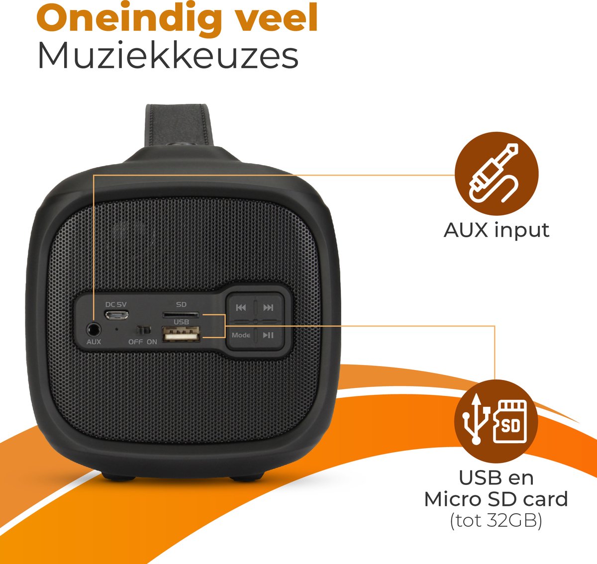 Caliber HPG425BT Bluetooth Speaker 20W