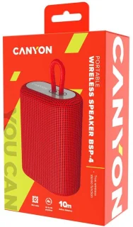 CANYON BSP-4 Bluetooth luidspreker Rood