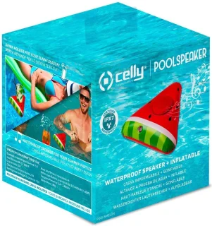 Celly Pool Speaker 3W Watermelon