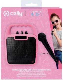 Celly Speaker Kidsparty Draadloos Roze