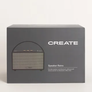 CREATE SPEAKER RETRO Draagbare luidspreker Groot