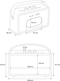 CREATE - SPEAKER RETRO Draagbare luidspreker