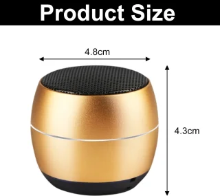 Crrynuo Bluetooth Speaker Goud