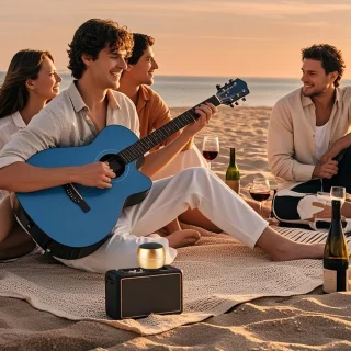 Crrynuo Bluetooth Speaker Goud
