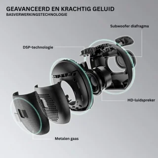 DailySupplies® Douche speaker - zwart