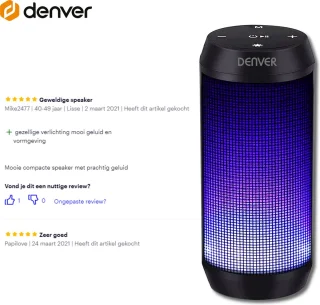 Denver BTL62 Bluetooth Speaker 60W