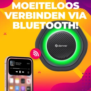 Denver BTV223B Bluetooth Speaker