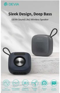 Wat vinden we goed aan de Devia Sound Lite 2 Draagbare Bluetooth-luidspreker, Blauw
