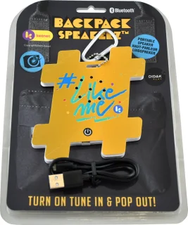 Didak Play Backpack Muy Pop Speaker Geel