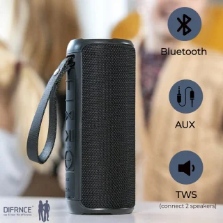 Difrnce Soulmate BTS1212 Bluetooth Speaker Zwart