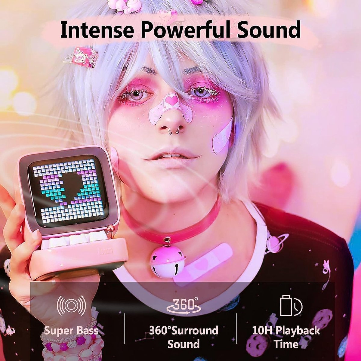 Divoom Ditoo Pro Speaker Roze