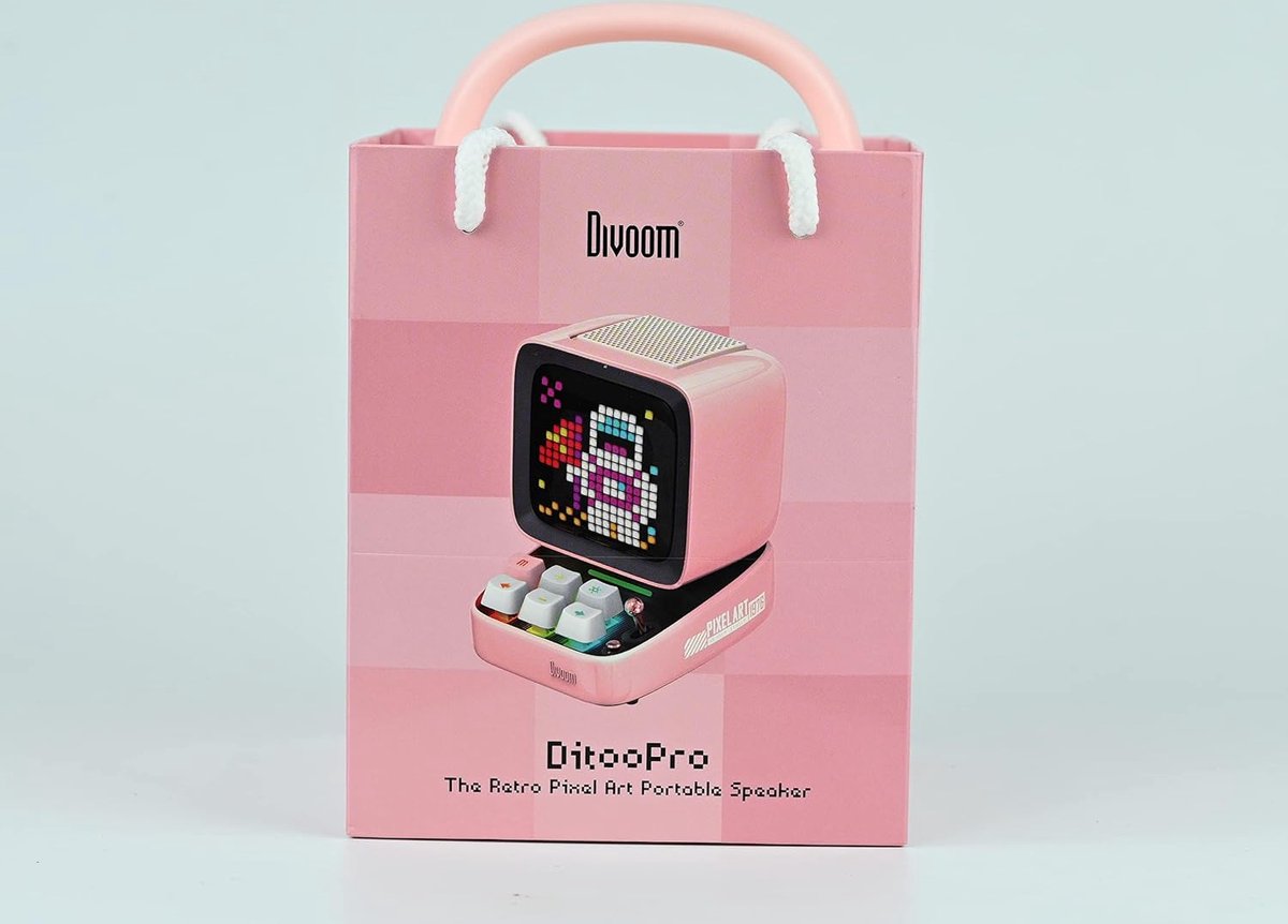 Divoom Ditoo Pro Speaker Roze