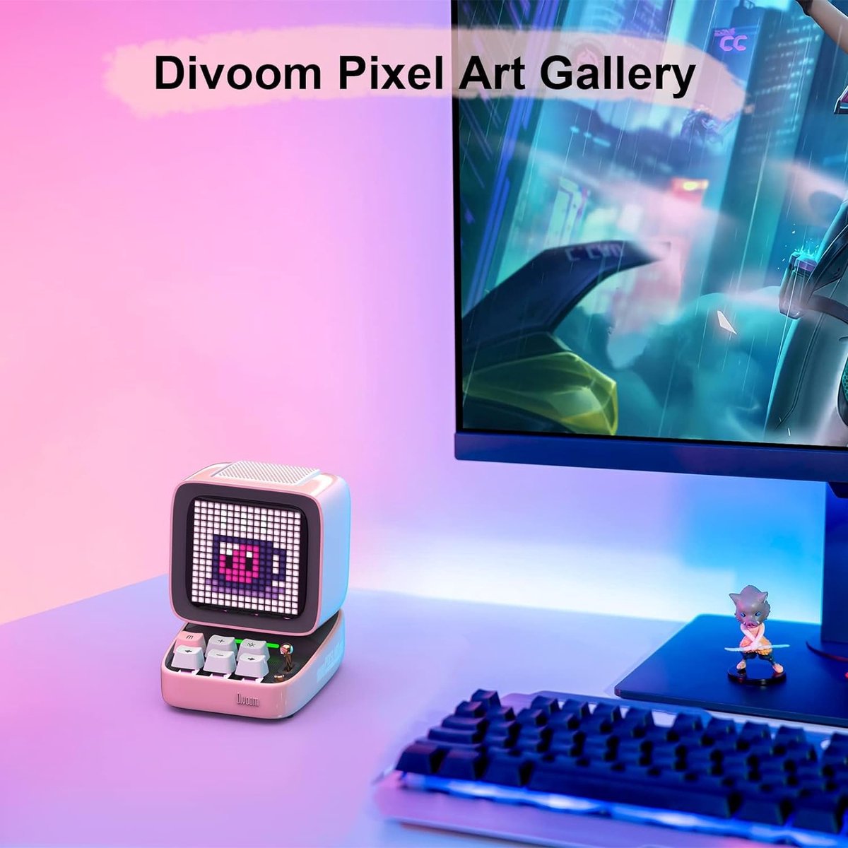 Divoom Ditoo Pro Speaker Roze
