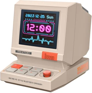 Divoom MiniToo retro bluetooth-speaker met pixelweergave