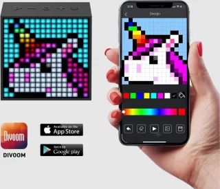 Divoom Timebox-Evo Pixelart Speaker Zwart