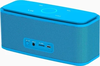 DOSS SoundBox Blue Bluetooth Speaker
