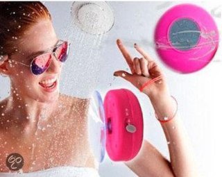 Roze Bluetooth-speaker voor douche en auto: praktisch en vrolijk
