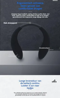 Draadloze Bluetooth Nekband Speaker Sport Portable