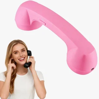 Draadloze retro telefoonhoorn