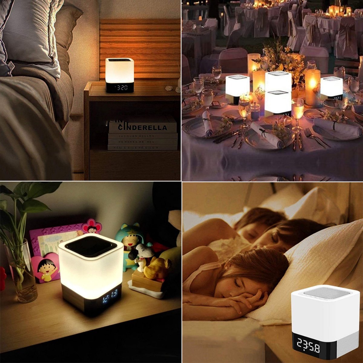 Draagbare Bluetooth LED-luidspreker