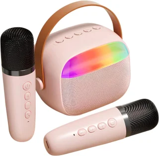 Draagbare kinder karaoke microfoon met luidspreker