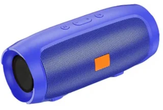 Draagbare mini Bluetooth speaker blauw