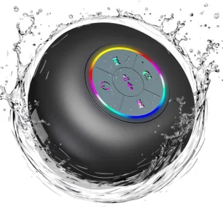 Draagbare waterdichte Bluetooth-luidspreker (zwart)