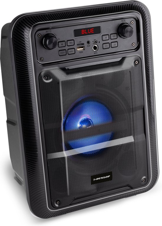 Dunlop Bluetooth Speaker 9W Zwart