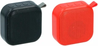 Dunlop Mini Speaker Draadloos Zwart/Rood