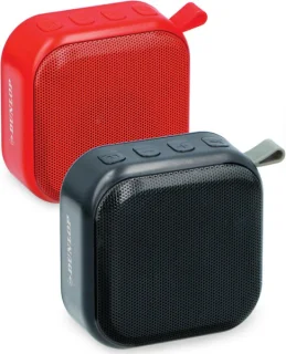 Dunlop Mini Speaker Draadloos Zwart/Rood