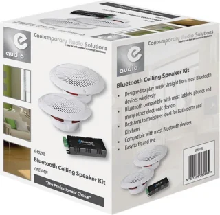 E-Audio Bluetooth Plafond Speaker Set 2W Wit