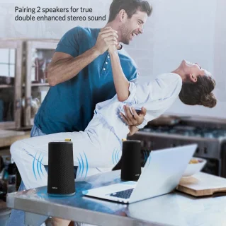 EarFun UBOOM Draadloze Bluetooth Speaker Zwart