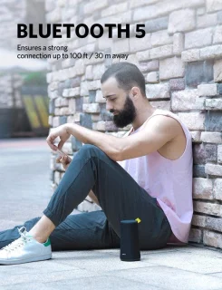 EarFun UBOOM Draadloze Bluetooth Speaker Zwart