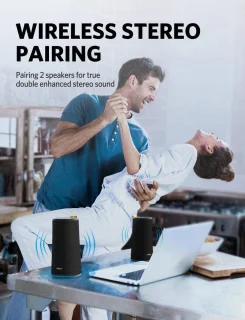 EarFun UBOOM Draadloze Bluetooth Speaker Zwart