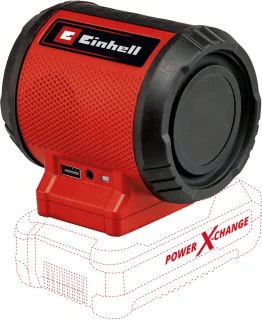 Einhell TC-SR 18 Li BT Solo Accu Luidspreker 18V Power X-Change