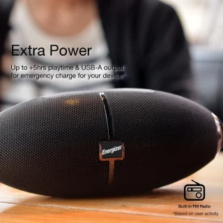 Energizer BTS-205 Bluetooth Luidspreker Zwart