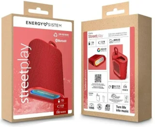 Energy Sistem StreetPlay Cherry Bluetooth-luidspreker 8W rood