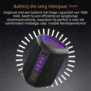 Wat vinden we goed aan de Fokelyi Bluetooth Speaker Zwart