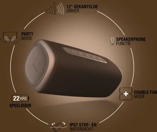 Fresh 'n Rebel BOLD L2 Bluetooth speaker Brave Bronze