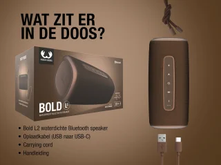 Fresh 'n Rebel BOLD L2 Bluetooth speaker Brave Bronze