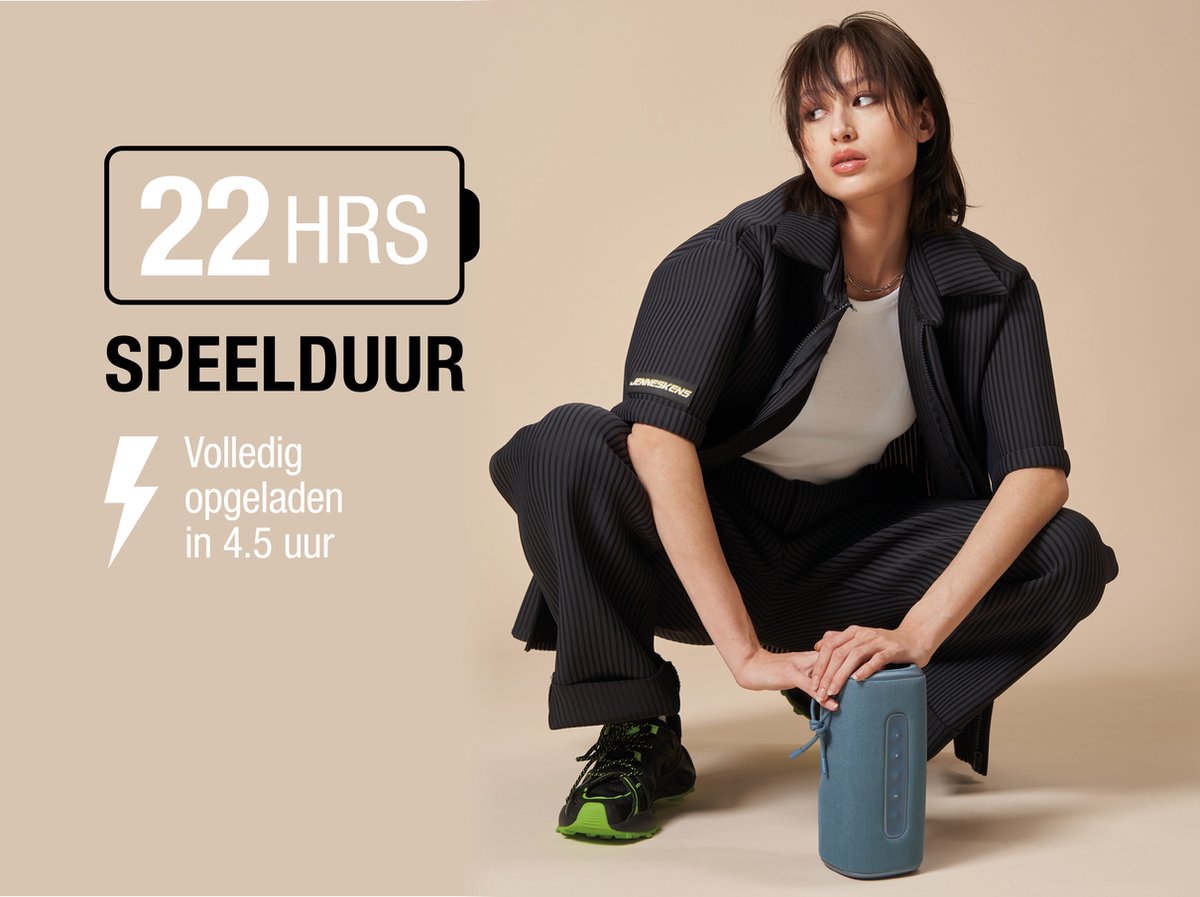 Wat vinden we goed aan de Fresh 'n Rebel BOLD L2 Bluetooth speaker Dive Blue