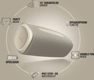 Fresh 'n Rebel BOLD L2 Bluetooth speaker Silky Sand