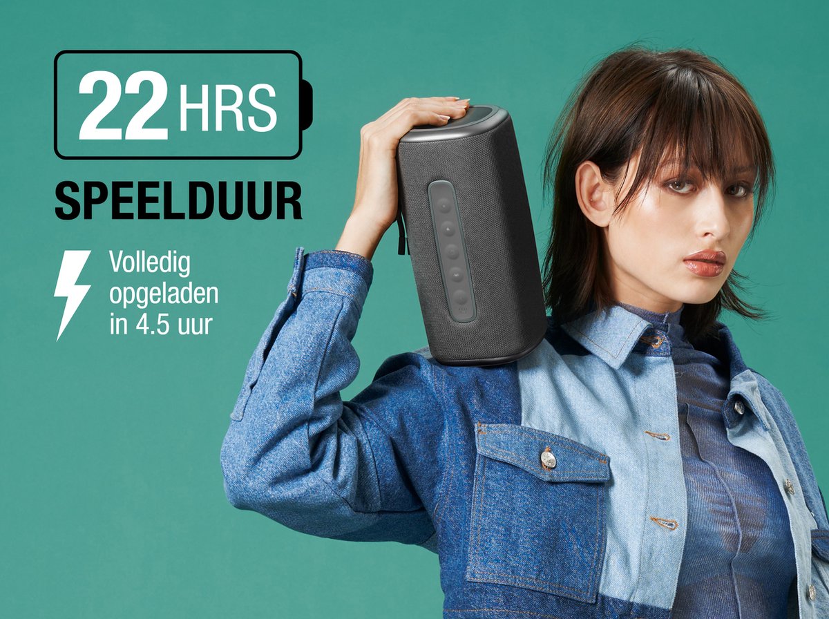 Wat vinden we goed aan de Fresh 'n Rebel BOLD L2 Bluetooth speaker Storm Grey